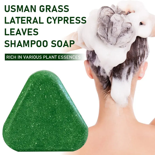 Nature Seven Green Shampoo Bar – Hair Growth & Gray Hair Reversal with Ginseng & Rosemary